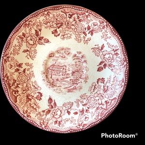 RARE Vintage Tonquin Alfred Meakin Stratfordshire, England saucer with crazing